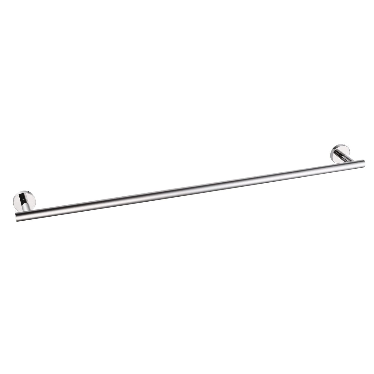 HITSLAM Brushed Nickel 24 Inch Towel Bar for Bathroom, SUS304 Stainless Steel Bathroom Towel Rack Wall Mounted, Modern Home Decor Bath Towel Holder with Hardware Accessories (Total Length 25.7 Inch)
