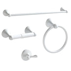 BGL Bathroom Accessory Set, Brushed Nickel Adjustable Expandable Towel Bar 4-Piece Bathroom Hardware Set Wall Mounted
