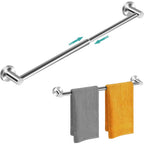 MGahyi Adjustable Stainless Steel Towel Racks for Bathroom 13.18-24In