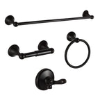 BGL Bathroom Accessory Set, Brushed Nickel Adjustable Expandable Towel Bar 4-Piece Bathroom Hardware Set Wall Mounted