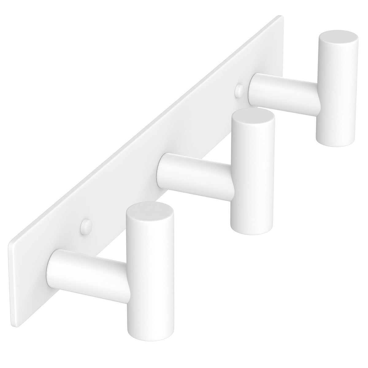 VAEHOLD Black Hat and Coat Wall Mount Rack 5 Hooks for Robes, Bags, Keys, and Towels Bathroom Towel Hanger Organizer (1 Pack)