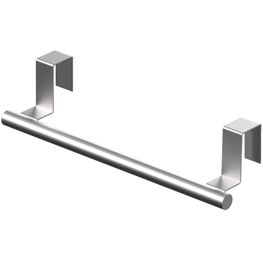 Cabinet Door Towel Bar, Kitchen Towel Holder, Matte Black 2 Pack