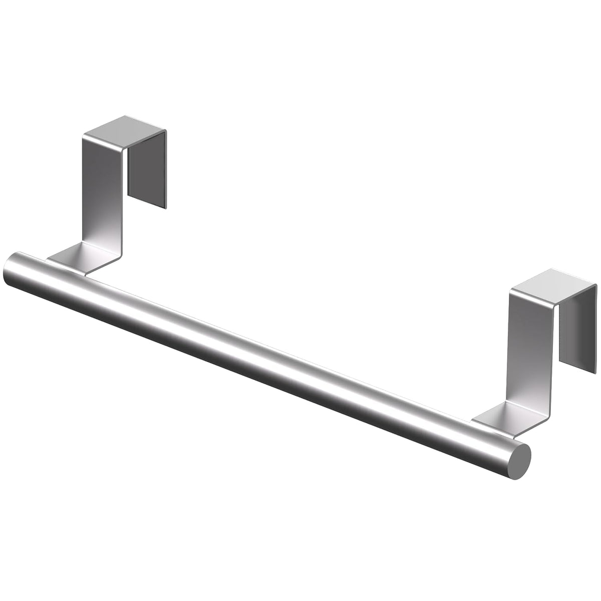 Cabinet Door Towel Bar, Kitchen Towel Holder, Matte Black 2 Pack