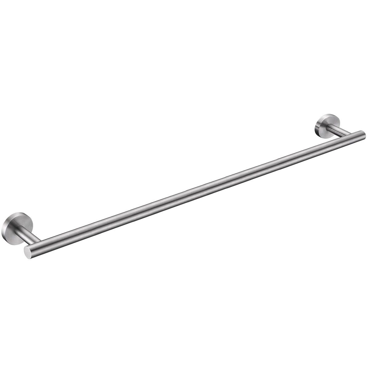 Nolimas Brushed Nickel Bath Towel Bar Single Bars Towel Rack Rod Classic Wall Mounted SUS304 Stainless Steel Bathroom Towel Holder Toilet Kitchen Towel Shelf Single Layer,16 inches