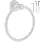 SetSail Towel Holder for Bathroom Wall Matte Black Towel Ring