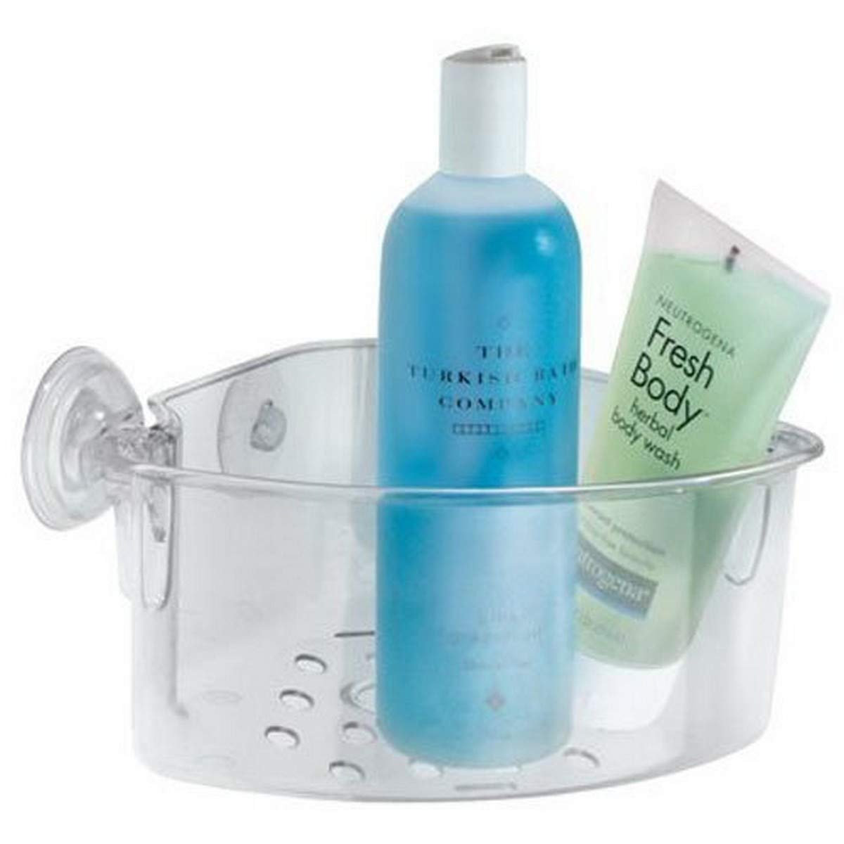 iDesign BPA-Free Plastic Power Lock Suction Wall Storage Organizer Caddy