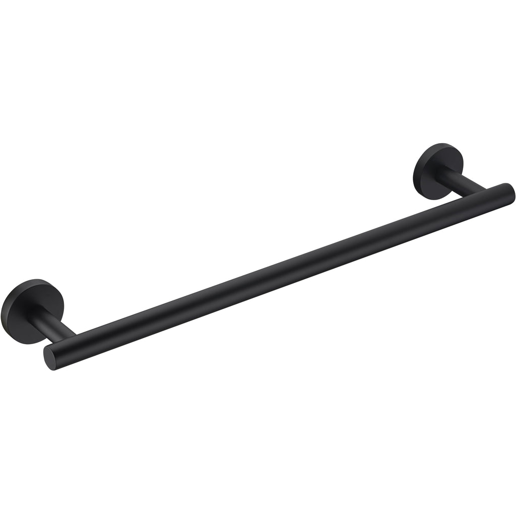 Nolimas Brushed Nickel Bath Towel Bar Single Bars Towel Rack Rod Classic Wall Mounted SUS304 Stainless Steel Bathroom Towel Holder Toilet Kitchen Towel Shelf Single Layer,16 inches