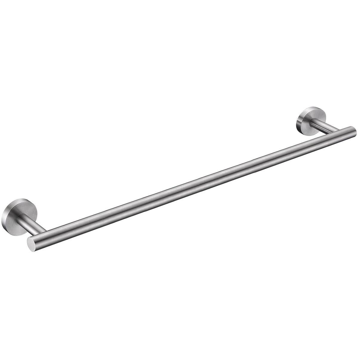 Nolimas Brushed Nickel Bath Towel Bar Single Bars Towel Rack Rod Classic Wall Mounted SUS304 Stainless Steel Bathroom Towel Holder Toilet Kitchen Towel Shelf Single Layer,16 inches