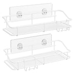 Nieifi Shower Caddy Adhesive, Shower Shelves, Shampoo Holder for Bathroom