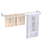 JUYSON Towel Bar for Bathroom, 30 Inch Single Towel Rack, Matte Black