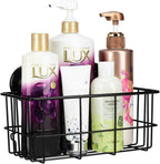 SANNO Suction Cup Shower Caddy Adhesive Deep Bathroom Basket Bath Organizer Kitchen Storage Basket for Gel Holder Bathroom Storage Shampoo, Conditioner,Stainless Steel