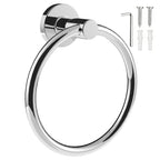 SetSail Towel Holder for Bathroom Wall Matte Black Towel Ring