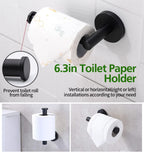 10pcs Matte Black Bathroom Hardware Set