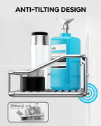 Nieifi Shower Caddy Adhesive, Shower Shelves, Shampoo Holder for Bathroom