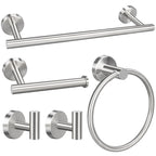 10pcs Matte Black Bathroom Hardware Set