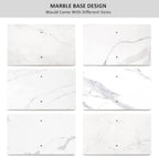 40 Inch Standing Towel Rack Double-T Shape Tall Bath Towel Sheet Holder with Marble Design Base for Bathroom Floor Next to Tub or Shower 2 Tier Towel Holder Stand Stainless Steel Brushed Nickel