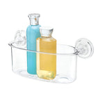 iDesign BPA-Free Plastic Power Lock Suction Wall Storage Organizer Caddy
