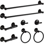 BGL Bathroom Accessory Set, Brushed Nickel Adjustable Expandable Towel Bar 4-Piece Bathroom Hardware Set Wall Mounted