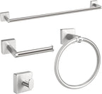 KLJKPA Brushed Nickel Bathroom Hardware Set, 24 inch Bathroom Towel Holder