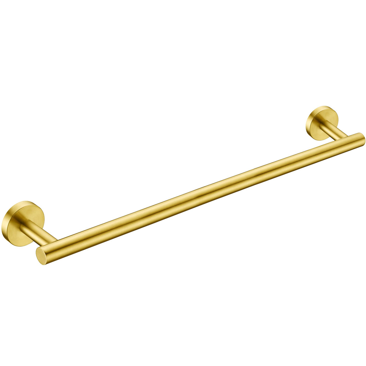 Nolimas Brushed Nickel Bath Towel Bar Single Bars Towel Rack Rod Classic Wall Mounted SUS304 Stainless Steel Bathroom Towel Holder Toilet Kitchen Towel Shelf Single Layer,16 inches