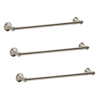 Moen Preston Brushed Nickel 24-Inch Single Wall Mounted Bathroom Towel Bar, DN8424BN