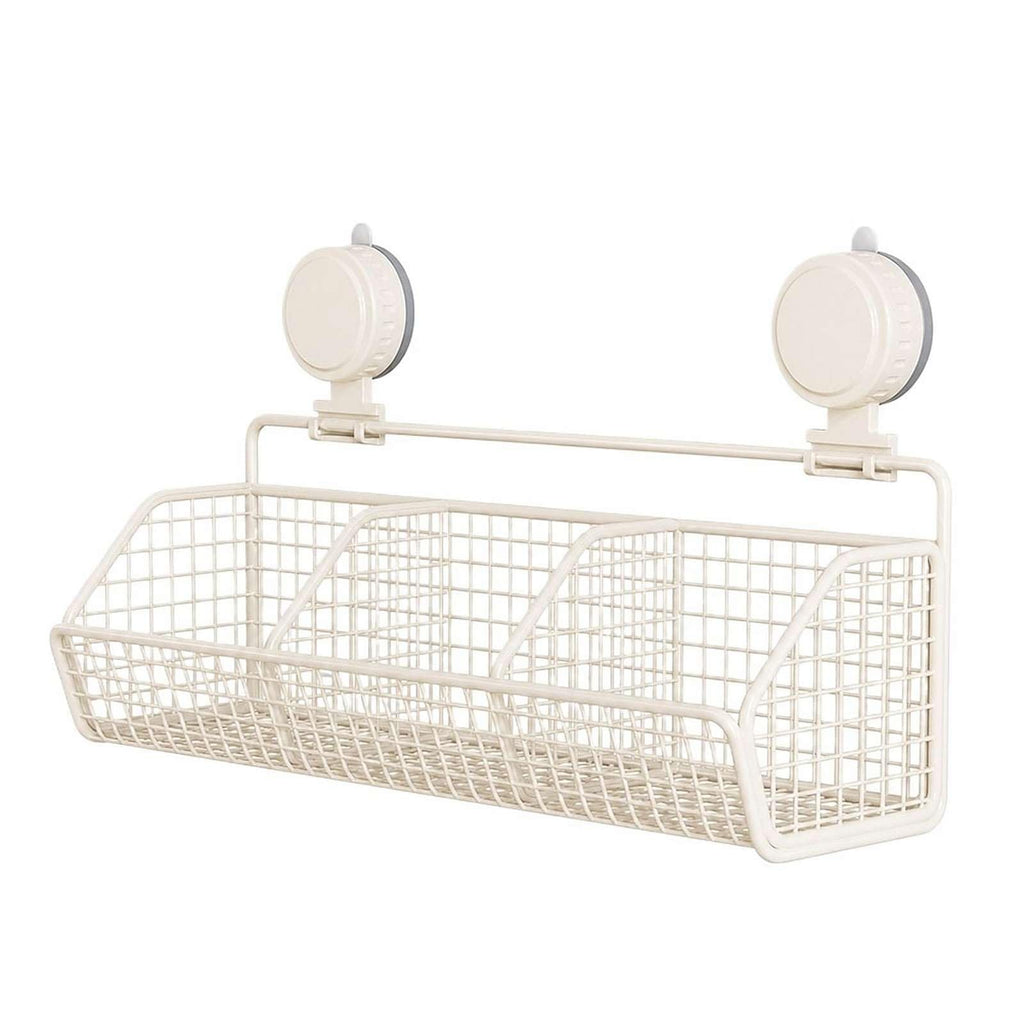 Metal Wire Hanging Storage Basket, Suction Cup Kitchen Basket (A3)