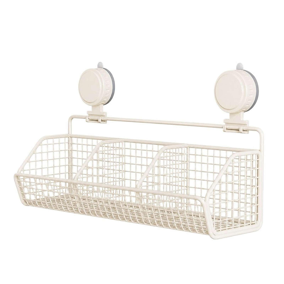 Metal Wire Hanging Storage Basket, Suction Cup Kitchen Basket (A3)