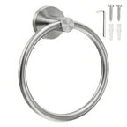 SetSail Towel Holder for Bathroom Wall Matte Black Towel Ring