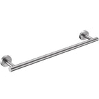 Nolimas Brushed Nickel Bath Towel Bar Single Bars Towel Rack Rod Classic Wall Mounted SUS304 Stainless Steel Bathroom Towel Holder Toilet Kitchen Towel Shelf Single Layer,16 inches