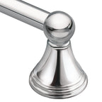 Moen Preston Brushed Nickel 24-Inch Single Wall Mounted Bathroom Towel Bar, DN8424BN