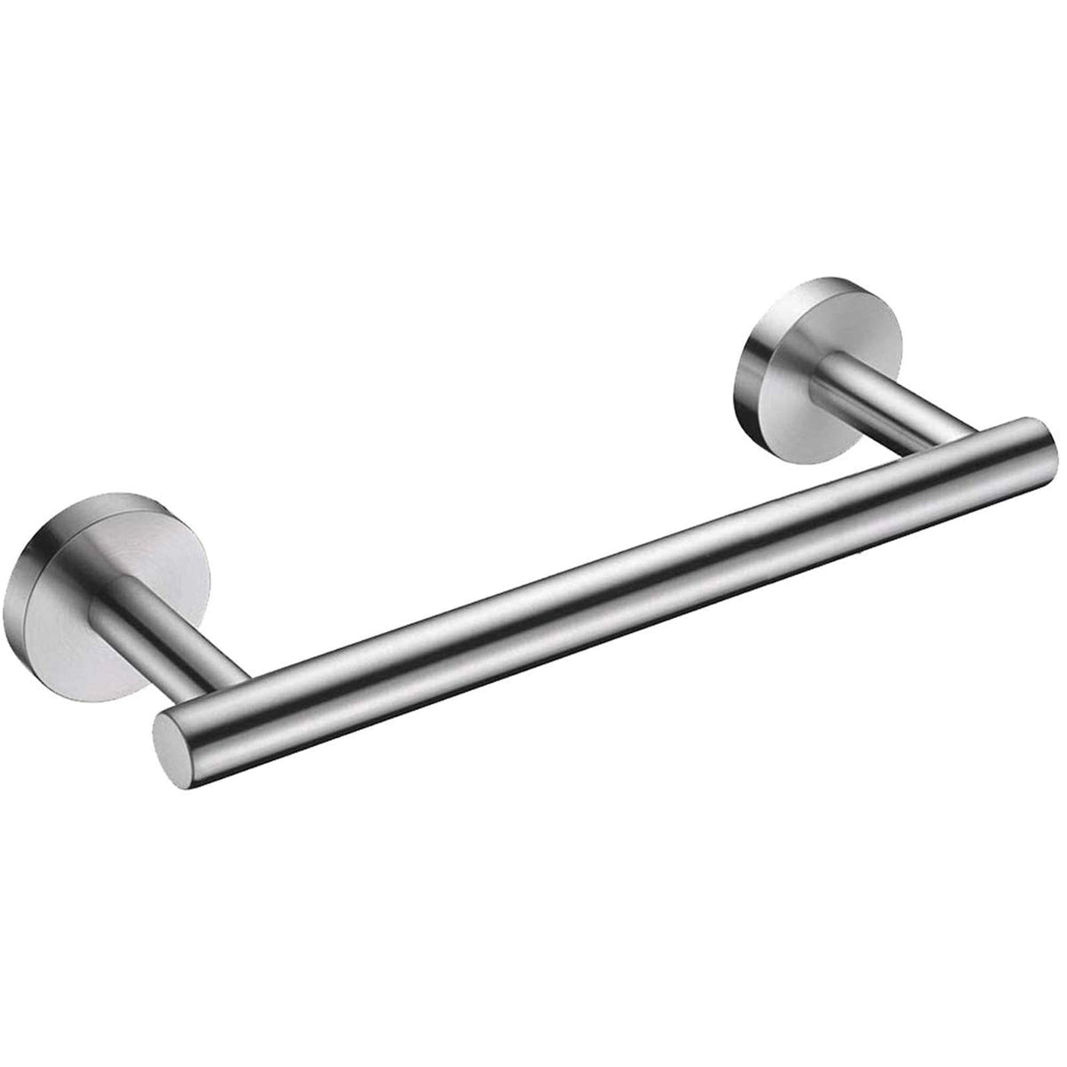 Nolimas Brushed Nickel Bath Towel Bar Single Bars Towel Rack Rod Classic Wall Mounted SUS304 Stainless Steel Bathroom Towel Holder Toilet Kitchen Towel Shelf Single Layer,16 inches