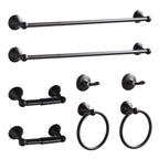 BGL Bathroom Accessory Set, Brushed Nickel Adjustable Expandable Towel Bar 4-Piece Bathroom Hardware Set Wall Mounted