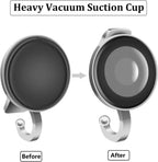 TESOT Suction Cup Shower Caddy, Shower Shelf Soap Dish with Hooks for Razor, Sponge, Rust Proof 304 Stainless Steel, Silver