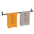 JUYSON Towel Bar for Bathroom, 30 Inch Single Towel Rack, Matte Black