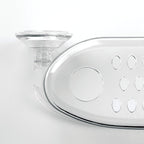 iDesign BPA-Free Plastic Power Lock Suction Wall Storage Organizer Caddy