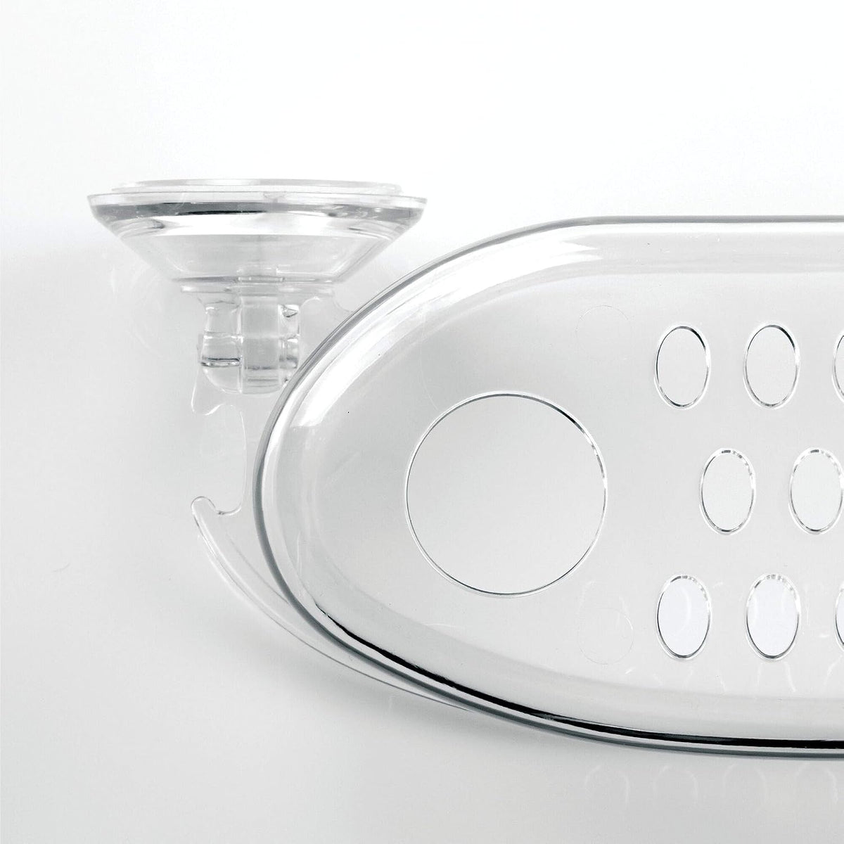 iDesign BPA-Free Plastic Power Lock Suction Wall Storage Organizer Caddy