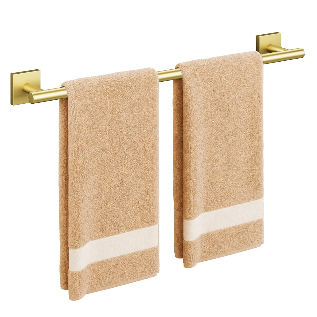 USHOWER Brushed Nickel Towel Bar, 24 Inch Towel Racks for Bathroom