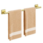 USHOWER Brushed Nickel Towel Bar, 24 Inch Towel Racks for Bathroom