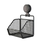 Metal Wire Hanging Storage Basket, Suction Cup Kitchen Basket (A3)