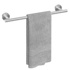 USHOWER Brushed Nickel Towel Bar, 24-Inch Towel Racks for Bathroom