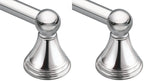 Moen Preston Brushed Nickel 24-Inch Single Wall Mounted Bathroom Towel Bar, DN8424BN