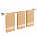 USHOWER Brushed Nickel Towel Bar, 24 Inch Towel Racks for Bathroom