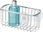 InterDesign Suction, Rectangle Basket, Polished Stainless Steel