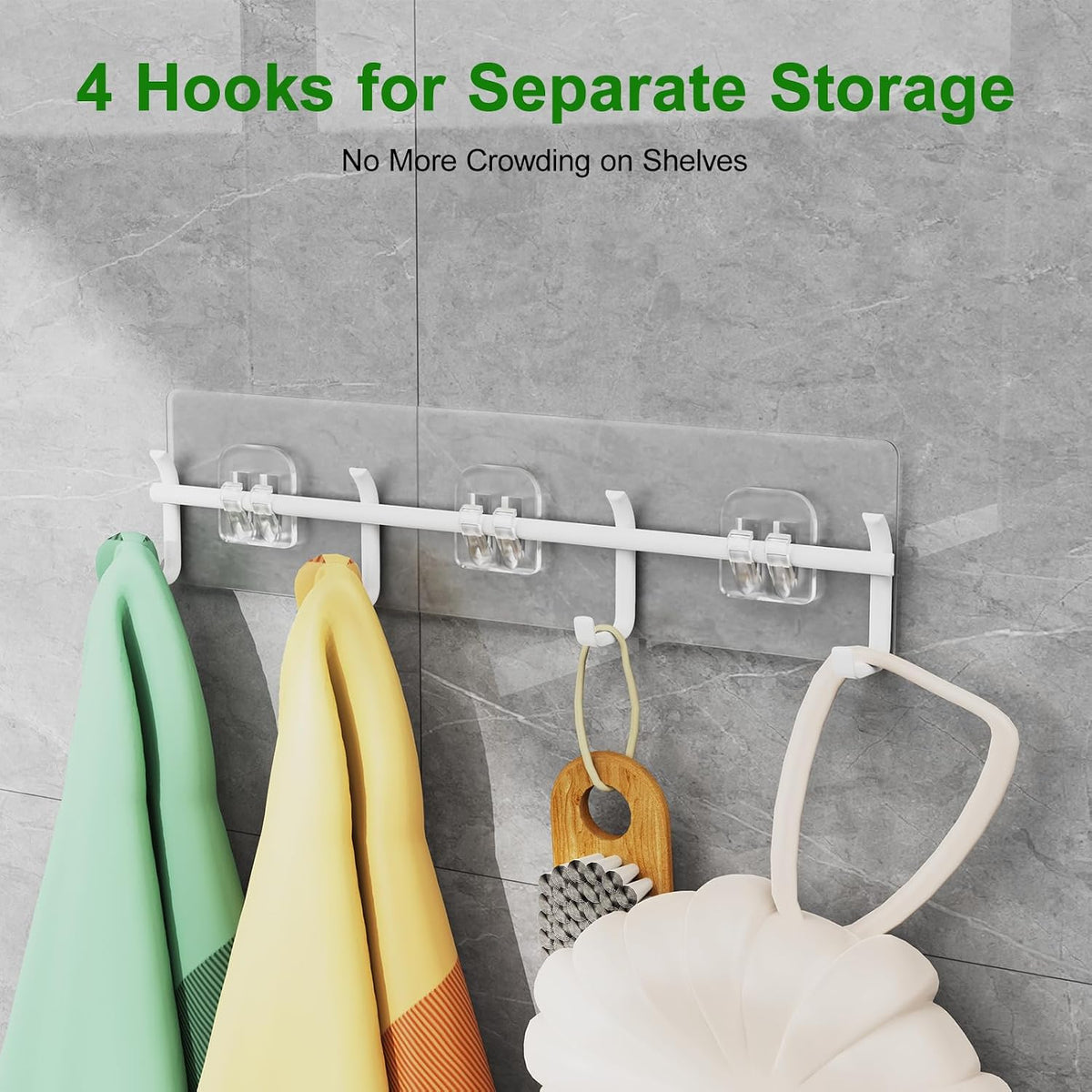Adhesive Shower Caddy Shower Shelves Bathroom Organizer and Storage