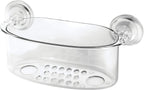 iDesign BPA-Free Plastic Power Lock Suction Wall Storage Organizer Caddy