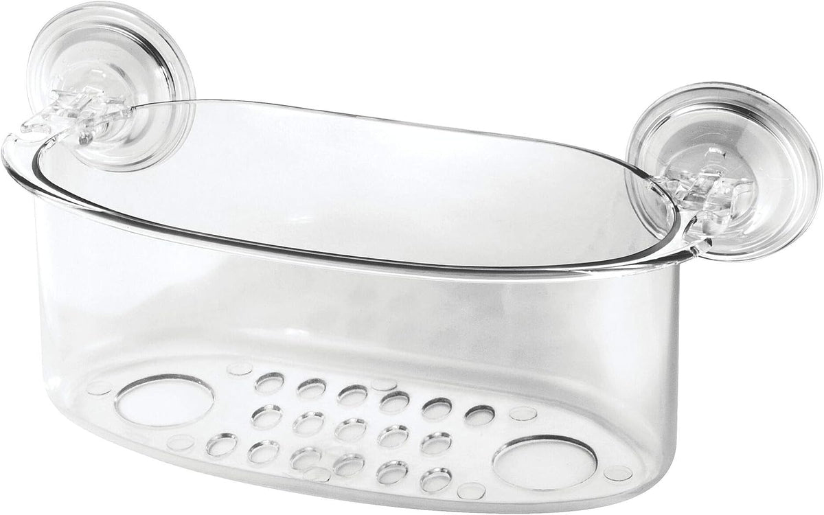 iDesign BPA-Free Plastic Power Lock Suction Wall Storage Organizer Caddy