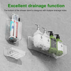 Adhesive Shower Caddy Shower Shelves Bathroom Organizer and Storage