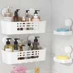 Lifewit Suction Cup Shower Caddy + Soap Dish, 26 cm/10"(L), Set of 2