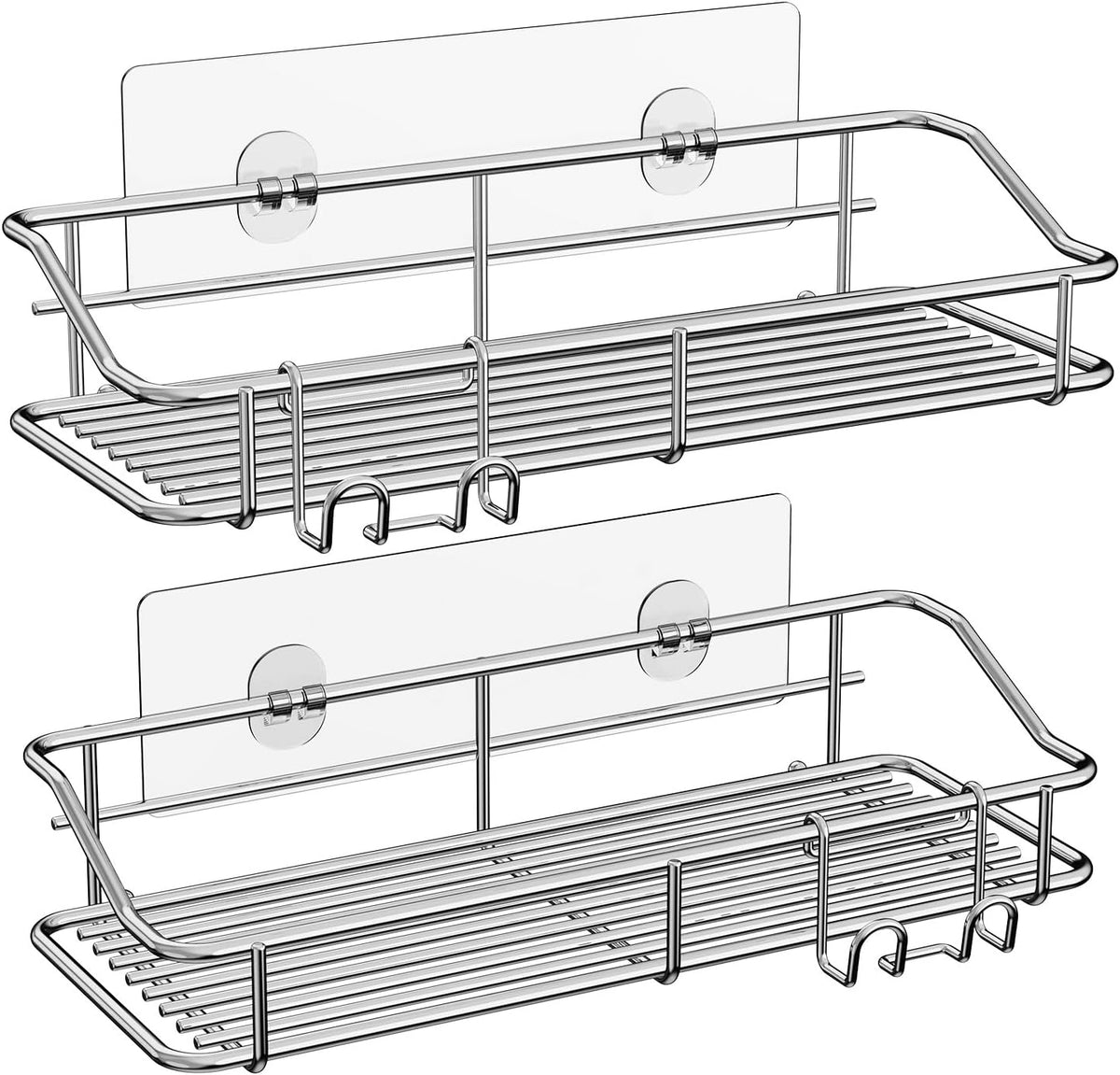 Nieifi Shower Caddy Adhesive, Shower Shelves, Shampoo Holder for Bathroom