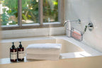 DecorRack Bath Caddy Basket with Suction Cups, 6 in, Clear (1 Pack)